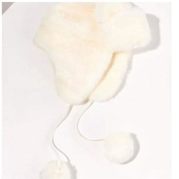 New Urban Outfitters Fuzzy Faux Fur Trapper Hat OS - Picture 2 of 5